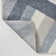 Huddersfield Rainbow Contemporary Stripe Blue/Cream/Gray Rug
