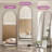 Levente Full Length Mirror, Arched Floor Mirror Freestanding, Full Body Mirror With Stand For Living Room-1110030647-1110030645