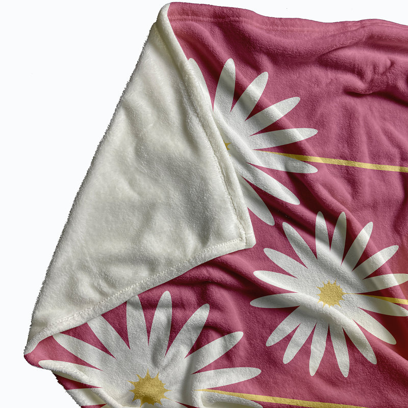 Mariposa Plain Weave / Muslin Throw Blanket, Pink
