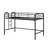 Kaylee Junior Metal Loft Bed, Twin, Black-114554353