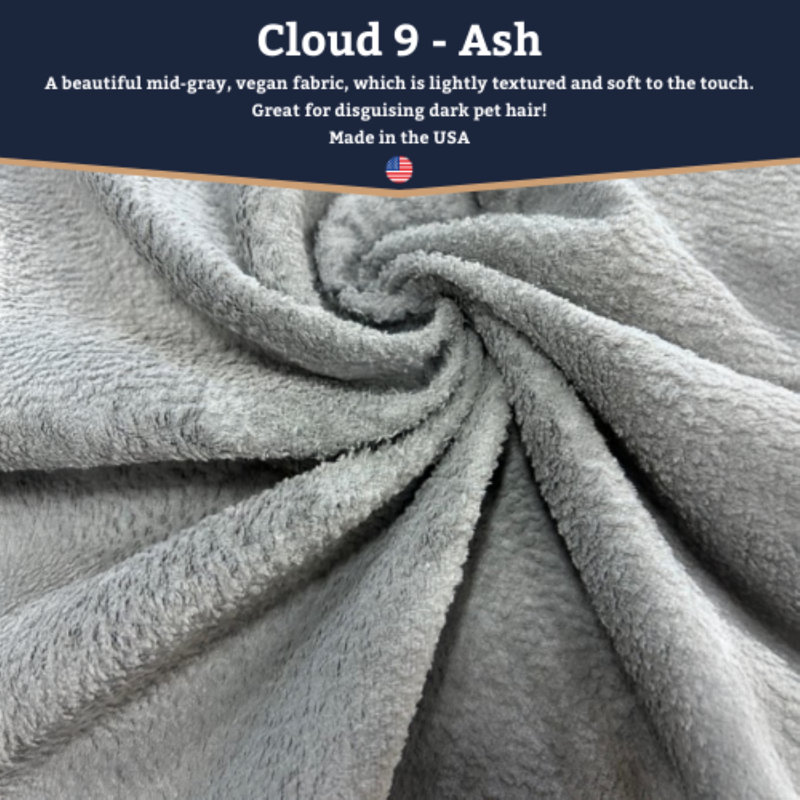 Lit réversible en microsuède ivoire pour chien et chat All Day with Cloud 9, 5" H x 40" W x 30" D, Merlin Camel