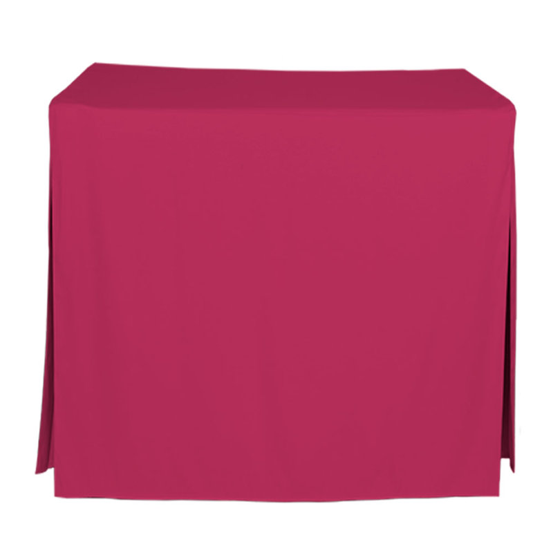 Tablevogue 34-Inch Square Table Cover, Fuchsia