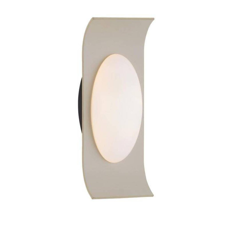 Jeter 1 - Light LED Armed Sconce, Bone