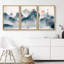 "Abstract Landscape", peinture à l'encre sur toile, 3 pièces-91260057-91260055