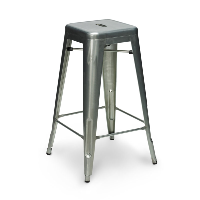 Hillrich Counter Stool with Metal Frame, Counter Stool (26" Seat Height)