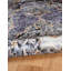 Tapis lavande et ivoire tissé à plat à la machine Emanuel -449528120