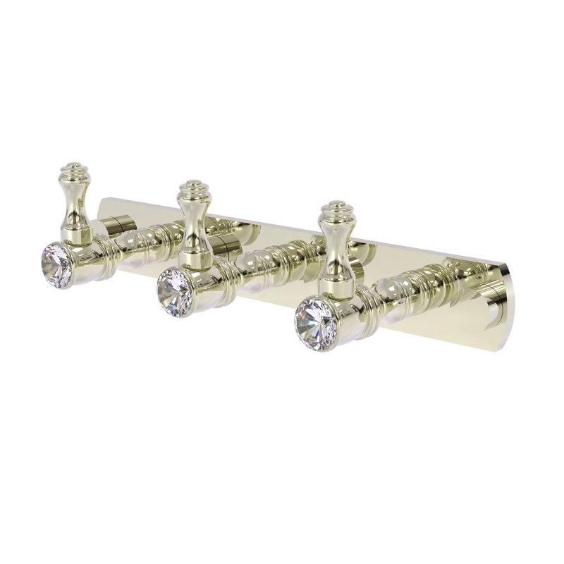 Support mural pour attaches et ceintures en cristal Gavin, Nickel poli