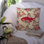  Coussin décoratif alligator roses roses 14 po Alligator Shabby Elegance