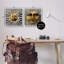 Boho Sun & Moon - ensemble de 2 reproductions de photos sur toile-93786568-93786570