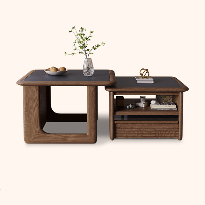 Modern simple solid wood coffee table
