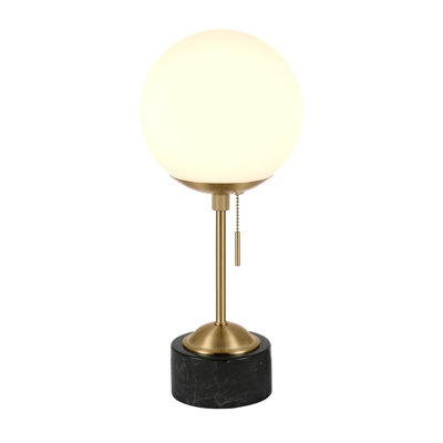 Tariq Genuine Marble Bedside Lamp