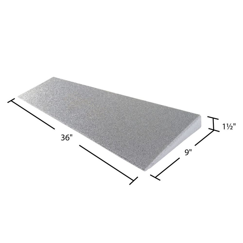 Silver Spring Foam Threshold Ramp, 1.5" H x 36" W x 8" D