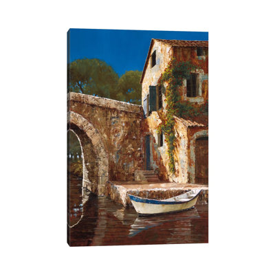 Climbing Roses by Gilles Archambault - Wrapped Canvas Painting