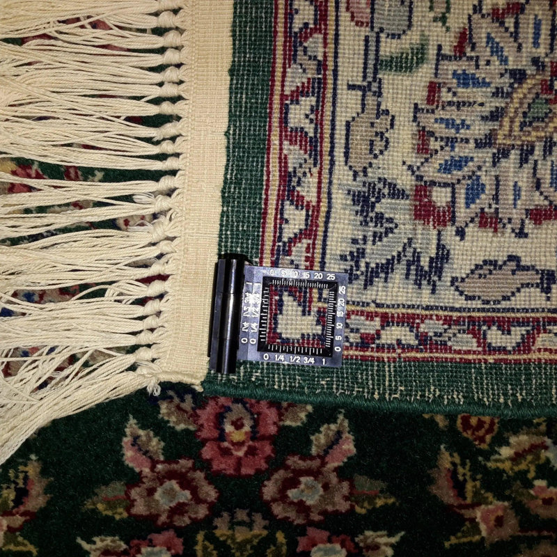 Canvello Hand Made Traditional Medallion Sino Tabriz Rug - 4'0'' X 6'0''