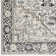 Haughton Machine Washable Oriental Black/Taupe Area Rug