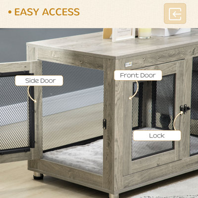 Furniture Style Crate with 2 Doors