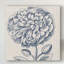 «Indigo Floral on Linen III» par Vision Studio - reproduction de dessin sur toile-1594167655