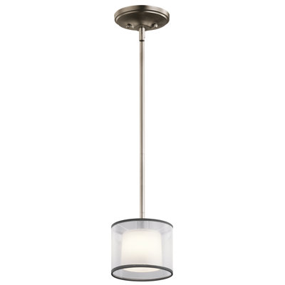 Luminaire suspendu tambour simple à 1 lumière Prall