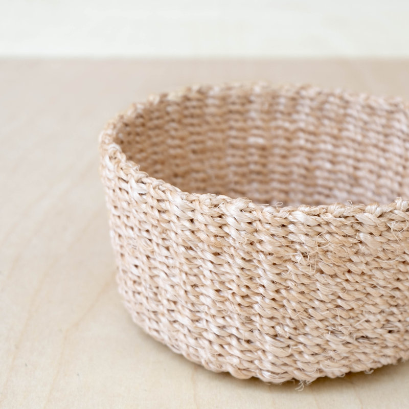 Mini Trinket Basket, Natural