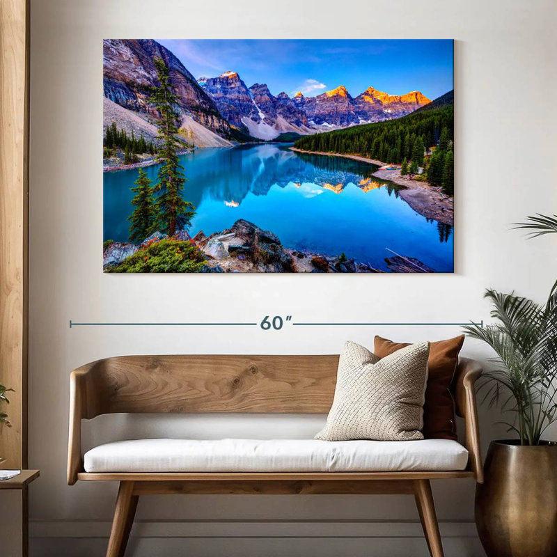 Alvord Amazing Moraine Lake, H 34 po x l 51 po