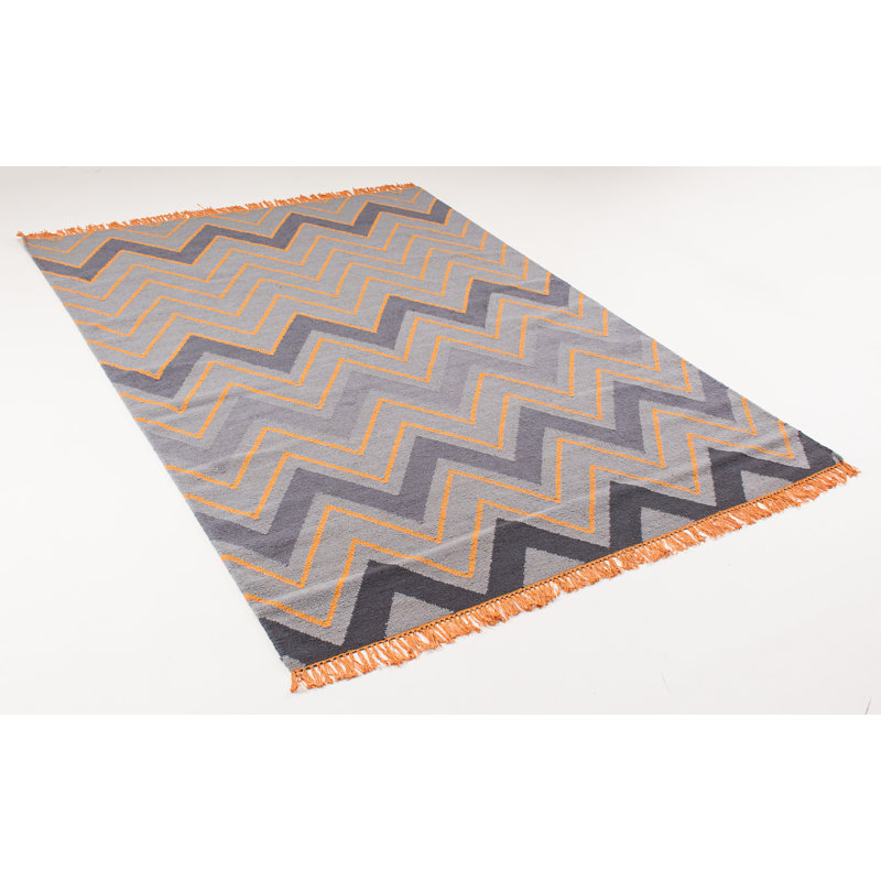 Tulane Chevron Hand Woven Area Rug, Rectangle 200 x 290cm