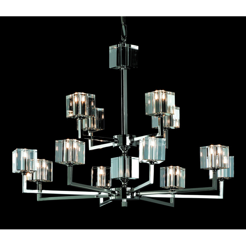 Kilmarnock 12 - Light Shaded Chandelier