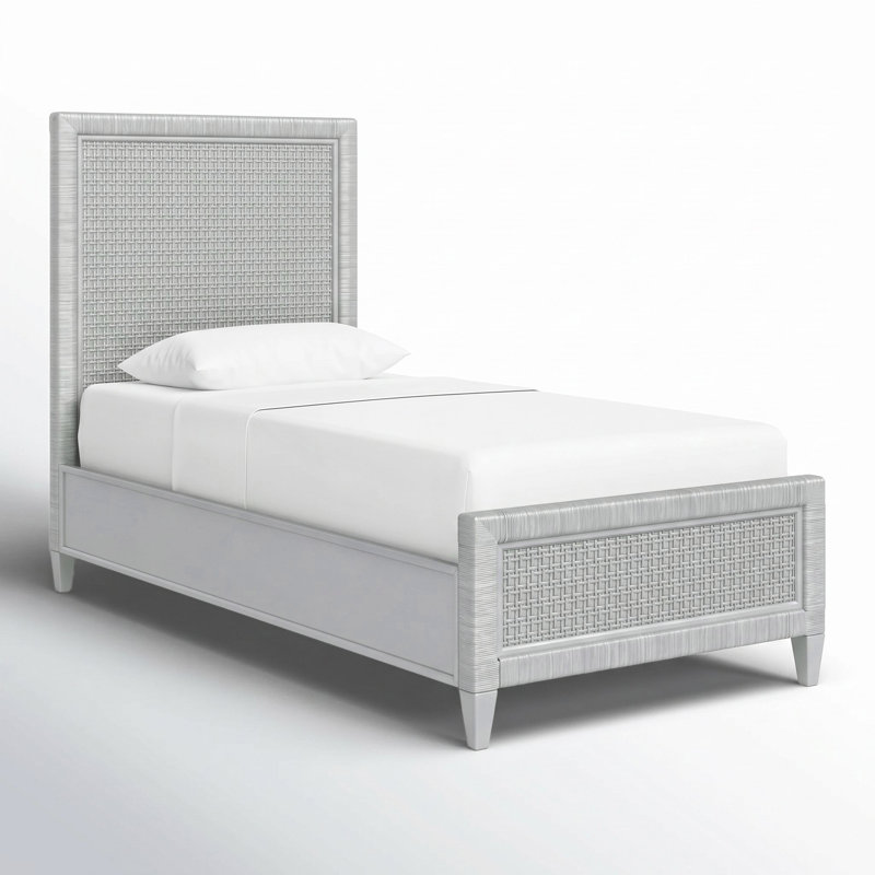 Monterey Woven Bed, Twin, Nickel