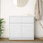 Sideboard With Drawer 80X34x76 Cm Engineered Wood-1128591418