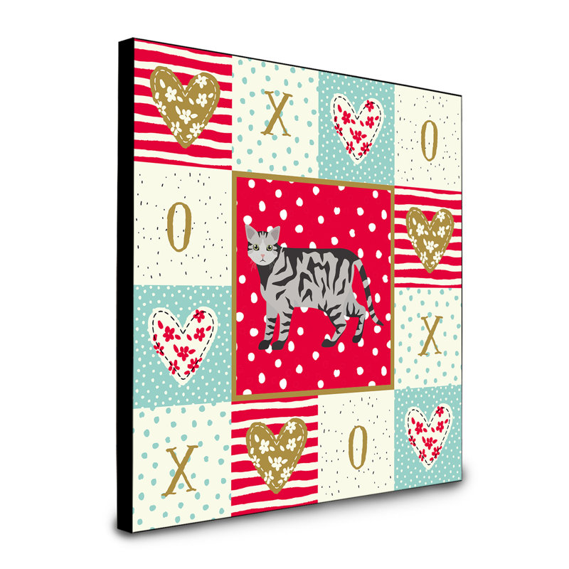 Panneau mural d’art chat Reginia, Reginia Black European Shorthair