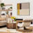 Bridges Polyester and Ash Wood Occasional Chair-1549594598