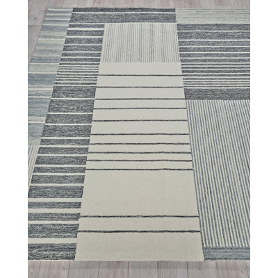 Castine Hand Tufted Geometric Indoor Rug