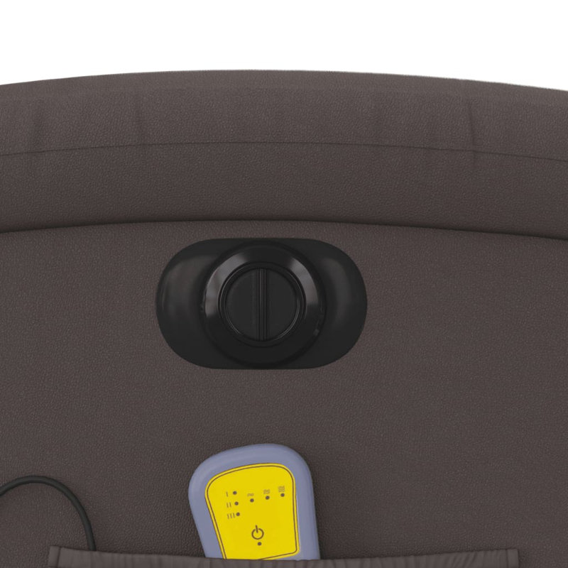 Massage Chair, Brown Genuine Leather