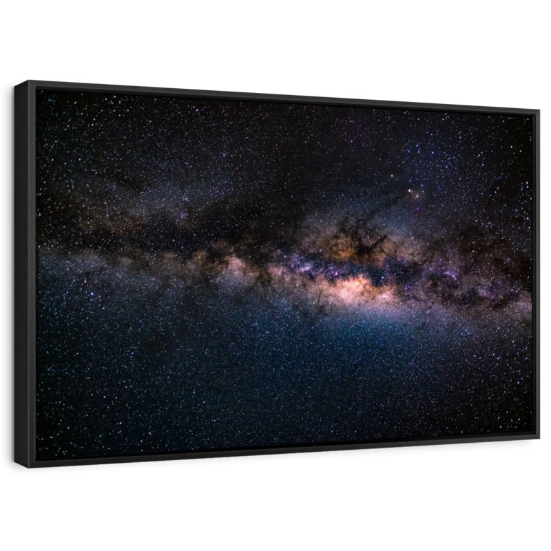 Milky Way System Canvas Print, 29" H x 43" W