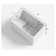 Acrylic Spacious Rectangle Shape Freestanding Bathtub With Chrome Overflow & Pop-Up Drain