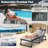  Adjustable Adult Reclining Deck Chair Portable Folding Camping Bed For Travel Military-61357064