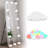 Vanity Lights For Mirror 14-Bulb RGB Colourful DIY Hollywood Makeup Vanity Mirror Dimmable Lights