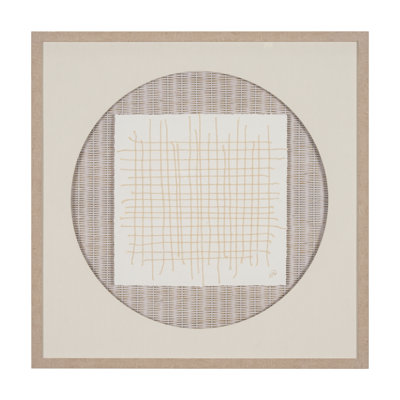 String Net a Handmade Original Framed 3D Textured Artwork under Glass