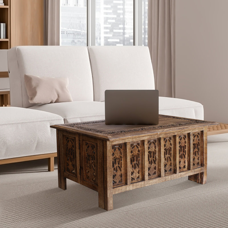 Haymarket Solid Wood End Table, Light Brown