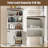 70" H X 31.5" W Standard Bookcase With Doors