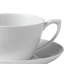 Royal Copenhagen White Fluted Teacup & Saucer