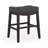 Bar Stools, 24 Inch Fabric Counter Height Bar Stools, Saddle Barstools For Kitchen Island With Nailhead Trim Tufted Button, Set Of 3-395535233-395535263
