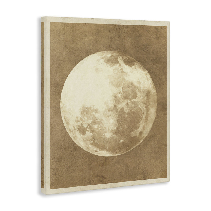 «Rustic Neutral Moon» par Daphne Polselli, H 40 po x l 30 po