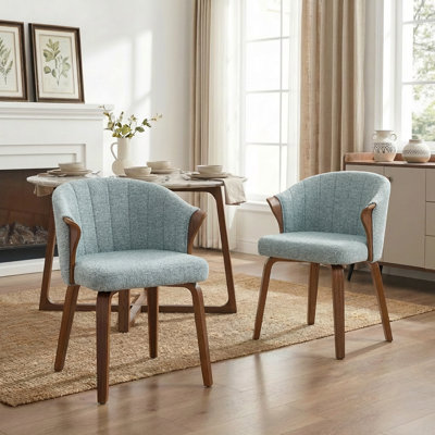 Chaise de salle à manger rembourrée Devault