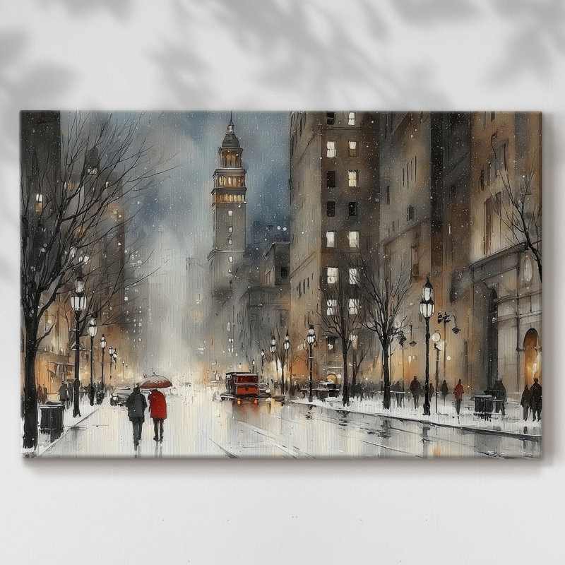 Eve of Honeyed Morning - Toile tendue avec châssis de qualité supérieure, H 32 po x l 48 po