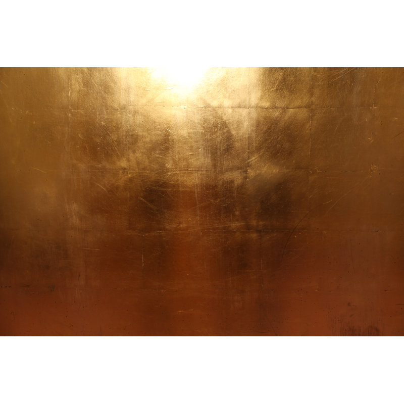 Gold Metal Plates by KazanovskyAndrey - Wrapped Canvas Print, 61cm H x 91cm W
