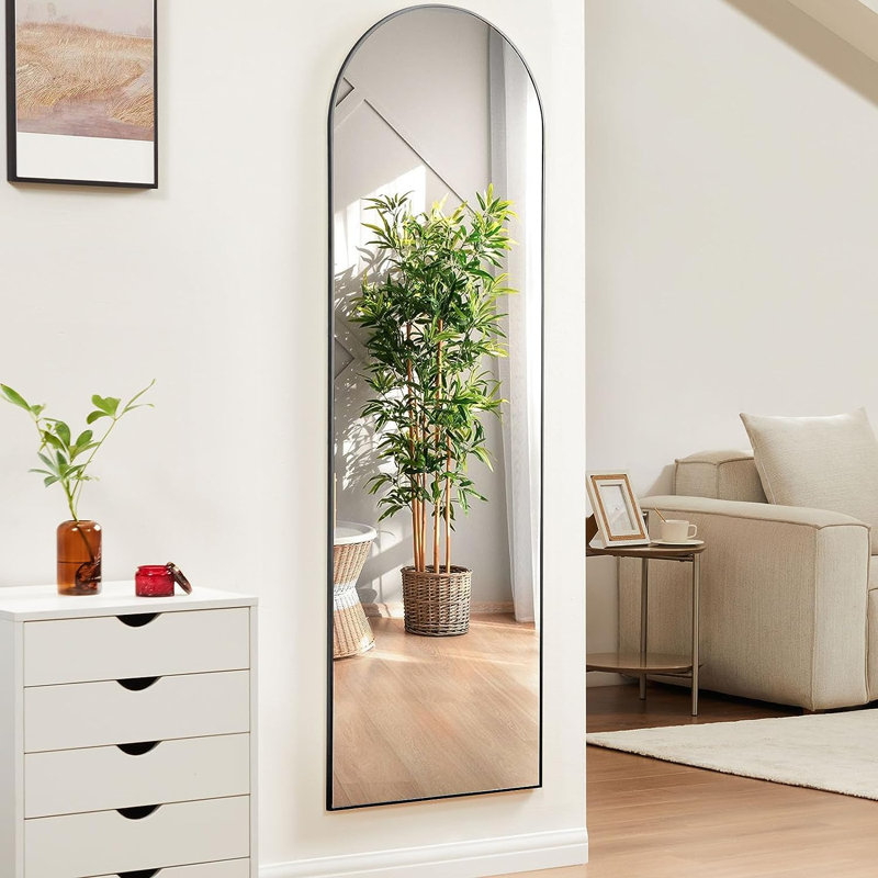 Floor Mirror, Black