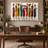 Colorful African Masai People Stretched Canvas Wall Art, Ready to Hang-219500747