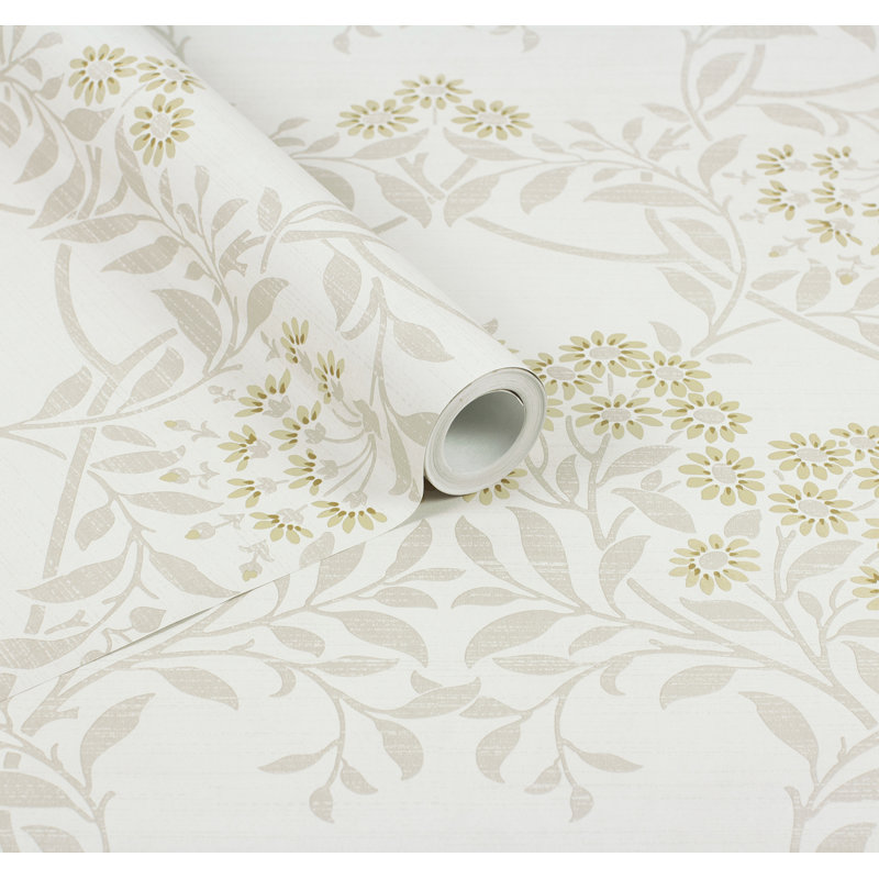 Papier peint damassé Penelope, Jaune