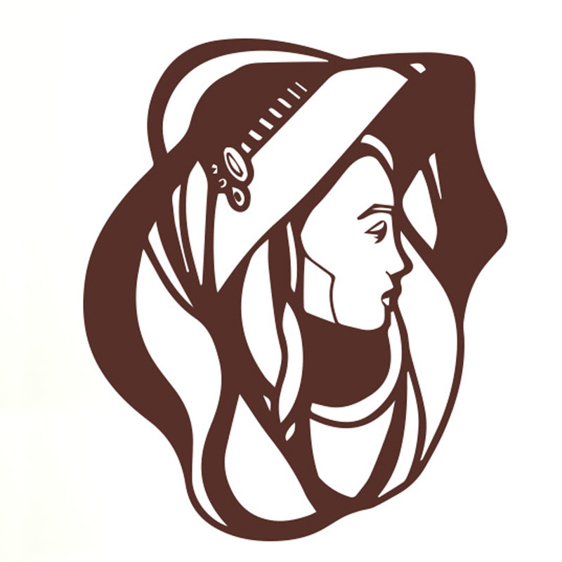 Wall Decal, Large, Brown