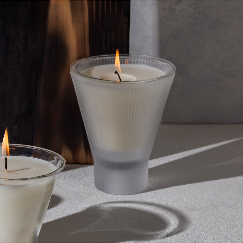 ZAI Candle - Cedar & Black Cherry, Frosted